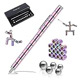 Magnetischer Kugelschreiber mit Geschenkbox,Multifunktions magnetischer Metallstift,Dekompression Magnetischer Schreiben Stift,Fidget Magnet Spielzeug Stift (Farbig)