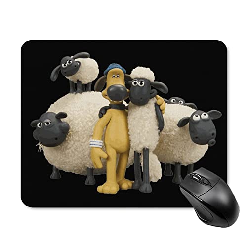 マウスパッド ひつじ ショーン ゲーミングマウスパッド キーボードパッド PC マット パッド デスクマット パソコンマット 滑り止め 耐水性 清潔しやすい 軽量 裏面滑り止め ゲーム 20cm*25cm