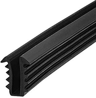 Gordon Glass Black Shower Door Replacement Glazing Vinyl Spline for 1/4" Glass - 18 ft