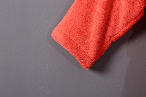 By Lora Microfiber Robe For Children, Boys, Girls, Medium, Coral Color #TOP5