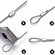 Kitchen Dreams Aluminium-Klemmring für 2 mm Seile und Kabel (50)