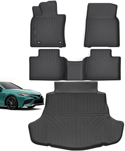 Amazon.com: JIYOUKL Floor Mats & Cargo Liners Compatible for Toyota ...