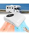 Treeligo Rooftop Air Conditioner for RV 9500 BTU Heating & Cooling,12 Volt DC AC, Brushless Compressors, Ultra-Quiet for Truck, Campers,Campervan, Caravan,Trailers and Motorhome