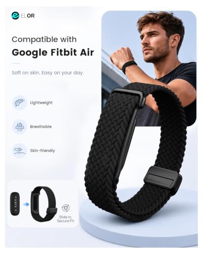 Image of ELOR Replacement Strap /Band compatible with Google Fitbit Air