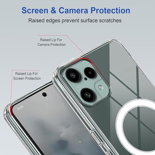 Image of Zapcase Back Case Cover for Nothing Phone 3a Lite | Compatible for Nothing Phone 3a Lite Back Cover | Compatible with MagSafe | Scratch-Resistant Back Case Cover | Clear