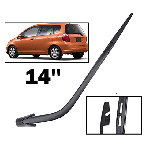 Brazo y escobilla de limpiaparabrisas trasero para Honda FIT que elimina ruidos en la lluvia 2