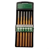 Ensemble de ciseaux : cet ensemble complet de 6 ciseaux dispose d'une gamme de tailles (0,3 cm à 0,3 cm), répondant à divers besoins, de la sculpture aux travaux de démolition.