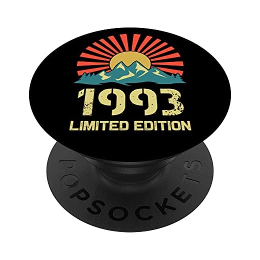 Born In 1993 Edición limitada 1993 cumpleaños Popsockets 1993 PopSockets PopGrip Intercambiable