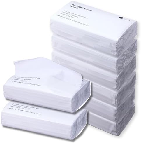（18:30時点） AP LAB ペーパータオル 業務用 ケース販売 200枚×32パック (計6400枚) 220×225mm 中判(レギュラー) 再生紙 FSC認証 まとめ買い 手拭き