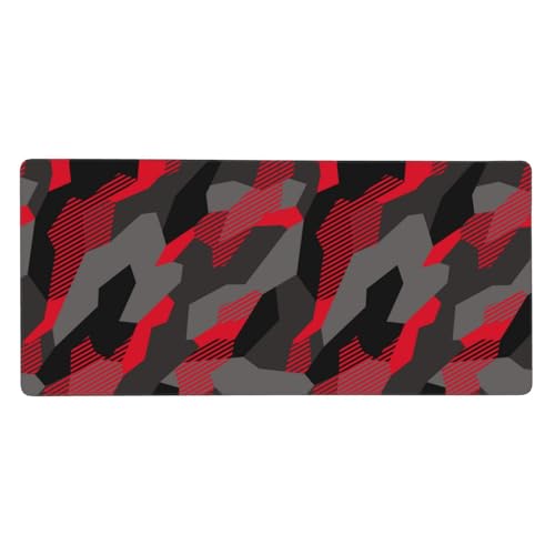 Tapis de souris de jeu grand format avec bords cousus renforcés