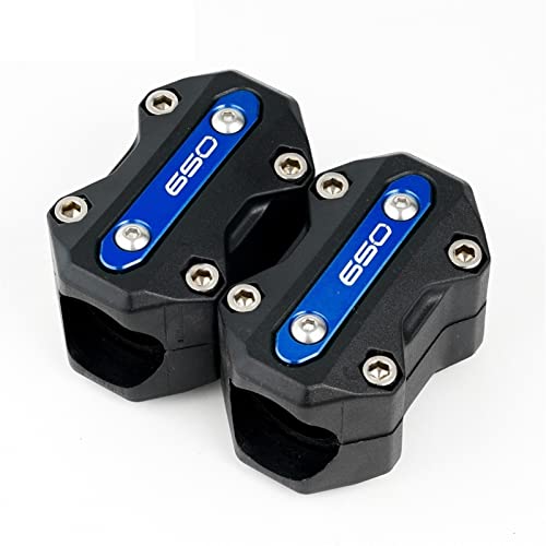 Protection moteur universelle Kawasaki Z650 Z900 accessoire pare-chocs bleu