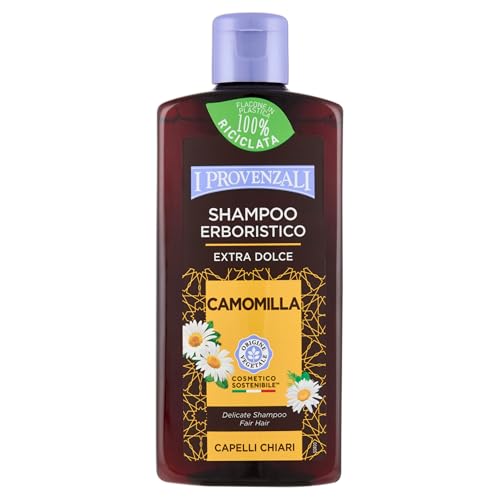 I Provenzali | Shampoo Camomilla, Capelli Chiari, 6x250 ml
