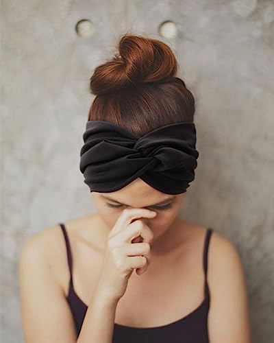 Image of DRESHOW 8 Pcs Women's African Wide Headbands Turban Vintage Wrap Sport Workout Hair Accessories