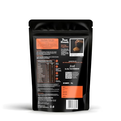 Image of True Elements 9 in 1 Snack Mix 125g - (Mix of Pumpkin, Watermelon, Flax, Chia, Sunflower, Peanuts, Soynuts, Almonds, Cashew Nuts) Healthy Snack