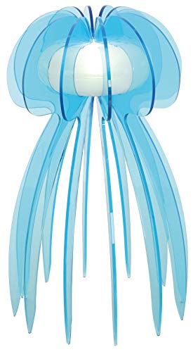 Preisvergleich Produktbild Naeve Leuchten Tischleuchte "Jellyfish" / 1xLED / 1W / inklusiv Leuchtmittel / 2850-3050K / 80-85lm / 30000h / inklusiv Trafo / 100-240V / 50-60Hz / 4V / 0.35A / inklusiv Schnurschalter / h-30 cm / d-18 cm / Acryl / türkis 3080899