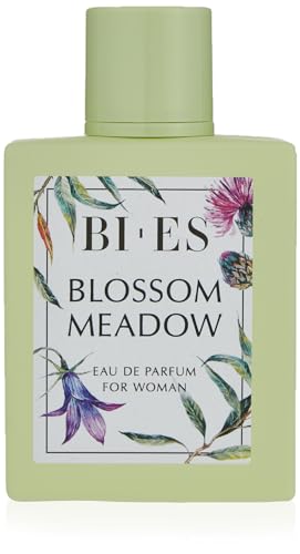 BI-ES Blossom Meadow Eau De Parfum pour femme 100 ml pour femme, idéal pour sillage raffiné, vaporisateur pratique