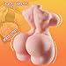 2.1lb Male Masturbator Small Sex Doll Wite Portable Mini Sex Dolls, Adult Sex Toys for Men Realistic Boobs Soft Vagina Textured Men Masturbation and Orgasm