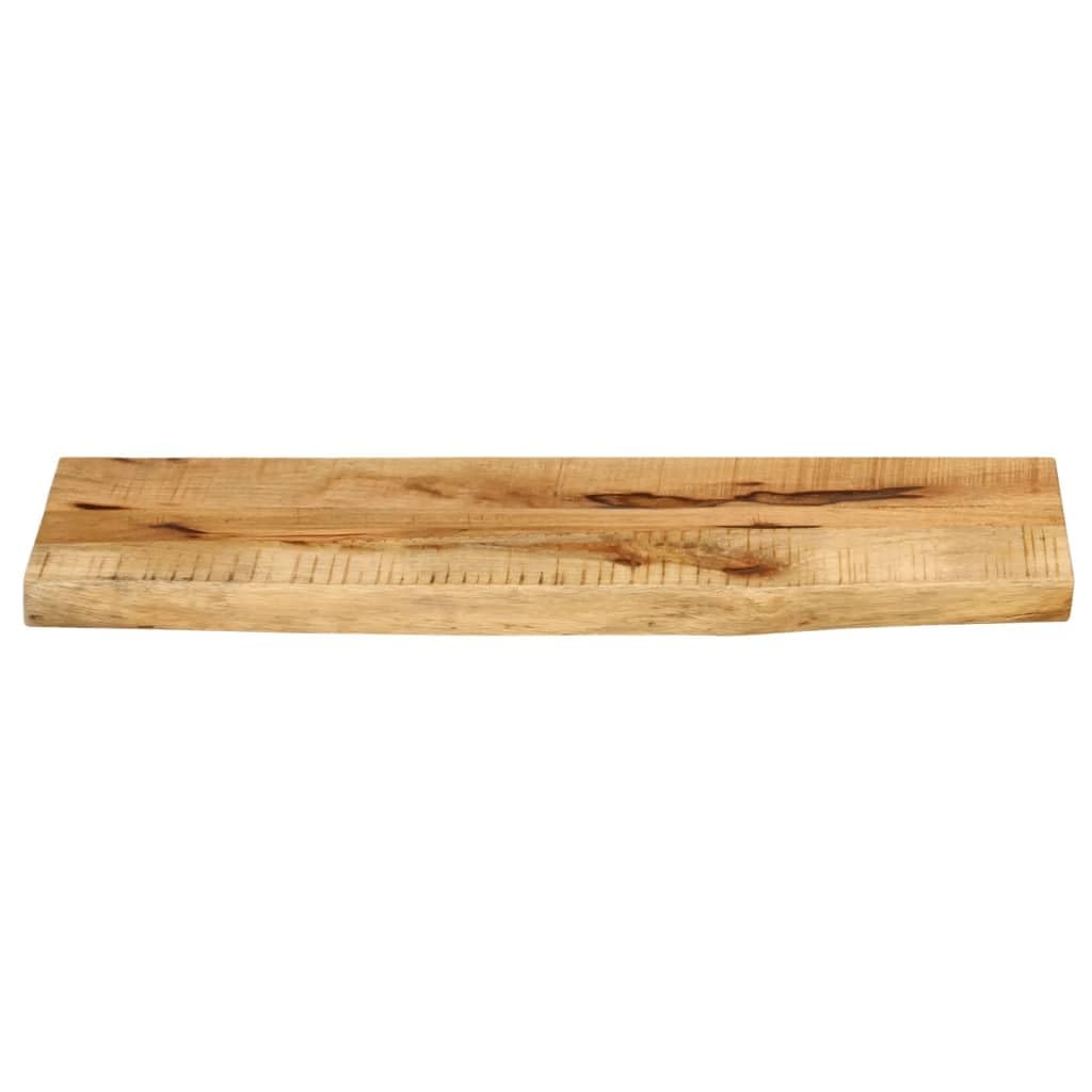 Stół T O P 90 x 40 x 3,8 cm Live Edge Lite drewno szorstkie mango, praca kuchenna T O P Premium drewniane powierzchnie kuchenne stół jadalny T O P blat T O P blat T O P stacja robocza