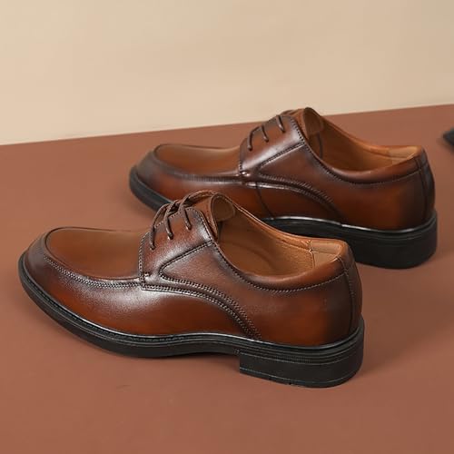 Men's Dress Moc Toe Shoes Wingtip Brogue Oxford Formal Shoes for Men Business Derby2