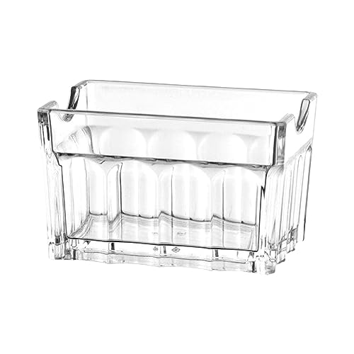 ?????? Sugar Packet Holder Tea Bag Bowl Sweeteners Dish Dispenser Sachets Sugar Bag Storage Container Business Cards Holder for Cabinet Countertop, 8.8cmx6.2cmx5.5cm