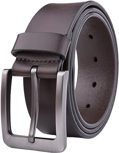GenericLeather Belt for Men | Dress Cowhide Leather Belt for Men | Perfect Companion for Men | Ideal with Dress Shoes & Formal Attire | Comfortable & Classic Leather | 32-38â€ Adjustable Waist (Brown Colour)