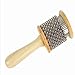 Wooden Cabasa Hand Shaker Pop Percussion Instrument, with Stainless Steel Breads Latin Percussion Instrument(4in)