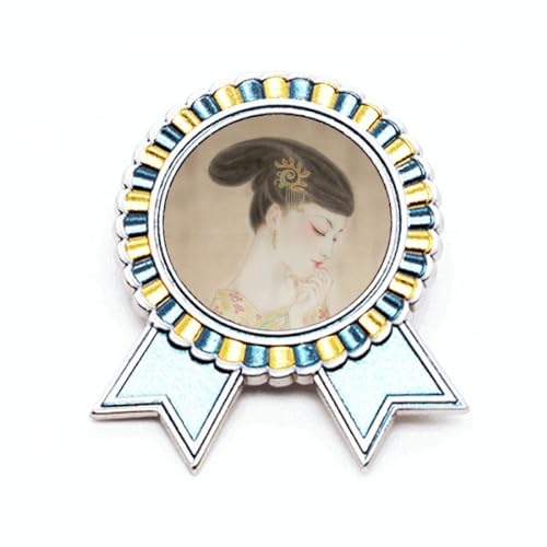 Broche chinoise en épingle à cheveux pour peinture en métal taille M pour chignon de femme