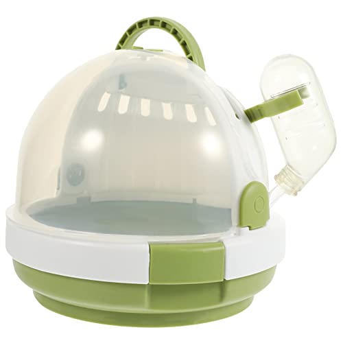 ノーブランド品 ハムスター持ち帰り用ケージ おもちゃ うさぎ ペットゲート ネズミのアクセサリー 犬の冷却ベスト 小さい 犬のキャリア 鬼ごっこ 犬小屋 ペン 小動物旅行 Green プラスチック