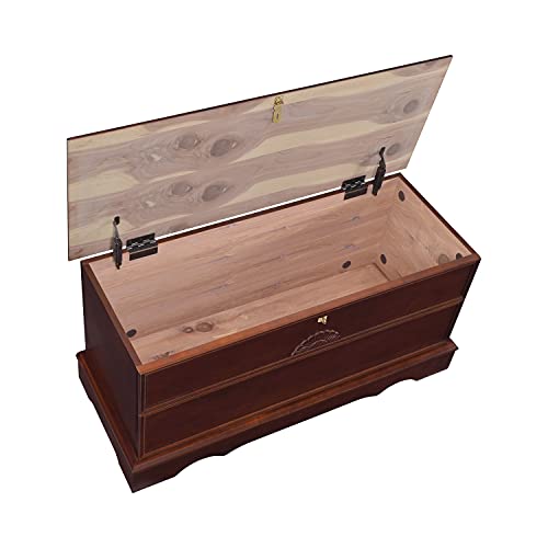 Coaster Home Furnishings Traditional Wood Cedar Chest Bedroom Storage Trunk Warm Brown Finish #TOP6