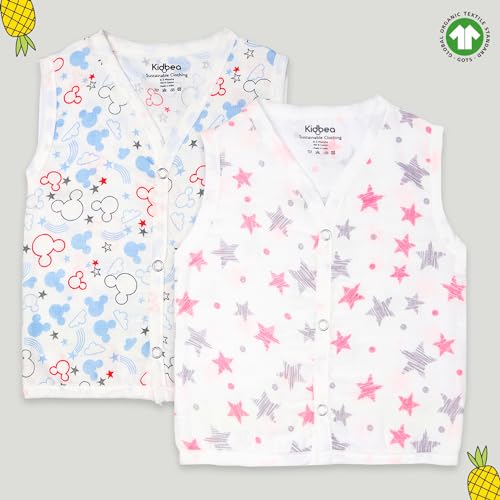 Image of Kidbea Extra Soft Mulmul Cotton Jhabla Cloth for New Born Baby Set