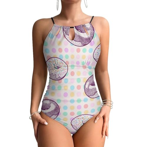 Swimsuit monokini violet : l'élégance incontournable de vos après-midis piscine