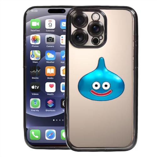 ドラクエ iPhone 16/15/14/13/12/11ケース スマホケース 対応 クリア アイフォン16/15/14/13/12/11 携帯電話ケース 透明 レンズスタンド付き スタンド機能 レンズカバー付き PC背面+TPUバンパー おしゃれ 耐衝撃