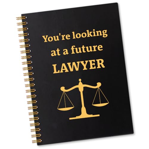 Sixrip You're Looking At A Future Lawyer 160 Blank Pages Spiral Notebook, Funny Notebook Gift for Future Lawyer, Graduation Gift for for Law School Law Student, Future Lawyer Gift for Men Women