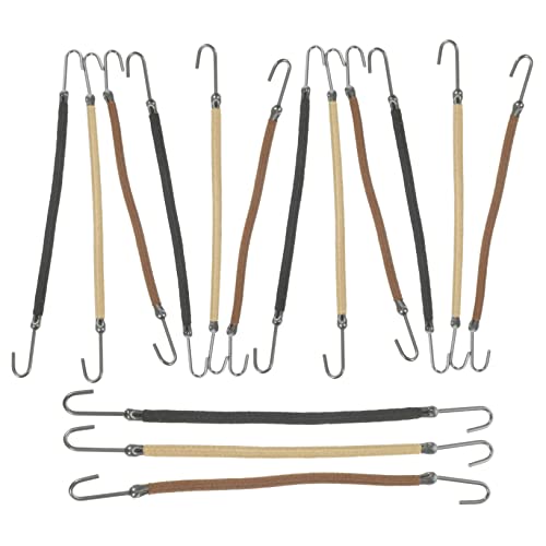 VALICLUD 15 Piezas Cuerda del gancho del cabello chicas Agarre hair ties corbatas coleteros pequeñas bandas elásticas para el cabello accesorio para peinar el cabello nylon