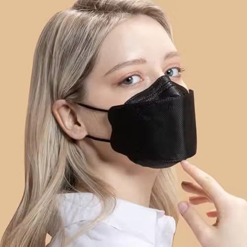 Image of KF94 Korean Fish Shape Reusable Face Mask with Inbuilt Nose Pin