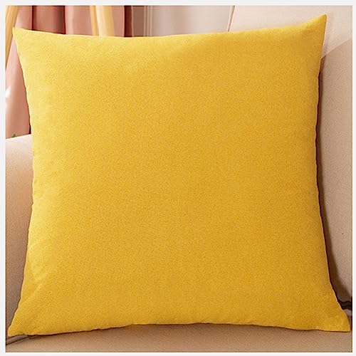 ZTGL Cojín 45X45 Tela Mezclada Almohadon, Decoracion Cojines, Suave Almohadon, para Silla Cama Coche Hogar Salon Interior, Lavable Funda Almohada,E,50x50x13cm(4PCS)