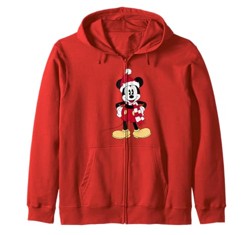 Mickey Holiday Santa Zip Hoodie : le cadeau de Noël idéal pour les fans de Disney