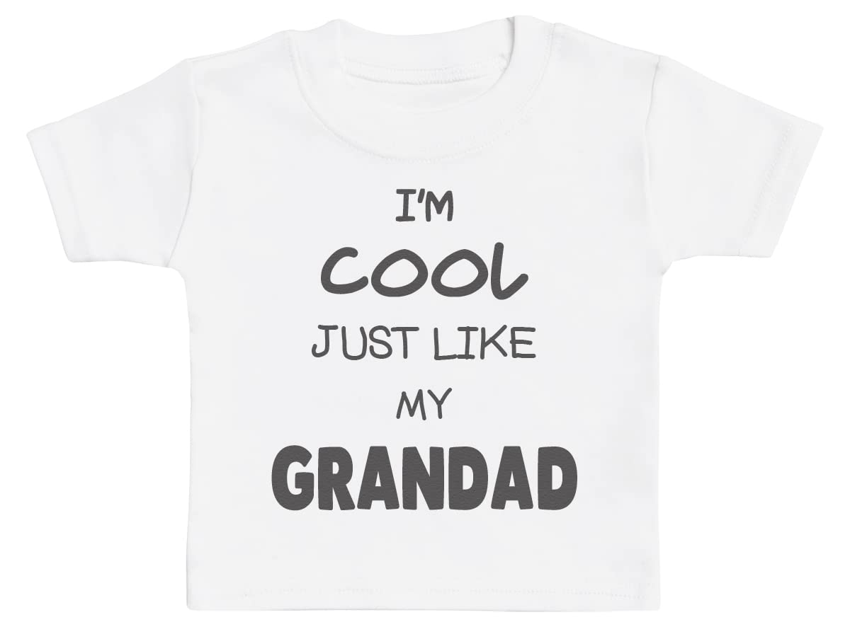 Baby Bunny White Cool Like Grandad Kids T-Shirts, Kids Tee, Kids Tshirts - 5-6 Years