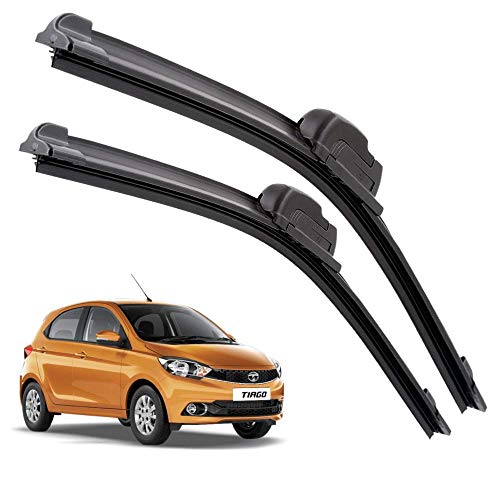 Image of Euro Care Windshield Car Wiper Blades Compatibility With TATA Tiago (Model : 2015-Till Date) - Set of 2Pc (D-22,P-16)