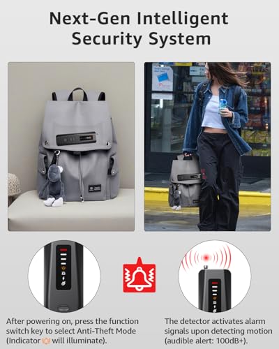 Image of Hidden Camera Detectors, Advanced Anti-Spy Technology RF Signal GPS Tracker Finder, Wireless Bug Sweeper with Magnetic Detection for Home Office Travel Security, Real-Time Alarm
