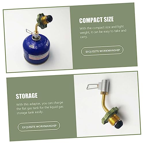 KESYOO Outdoor Propane Adapter Portable Gas Charging Valve for Convenient Refilling of Flat Tanks Durable for Camping3