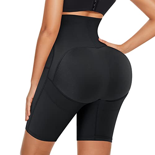 Rdsiane Shapewear For Women Tummy Control High Waist Butt Lifter Shapewear With Pads Faja Short Thigh Slimmer Black #TOP10
