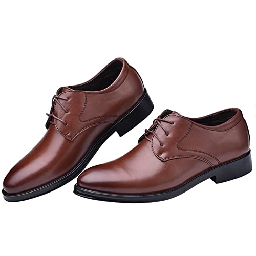 HINDOLA Men’s Dress Shoes Oxfords Formal Classic Business Soft Wedding Casual Modern Work Shoes2