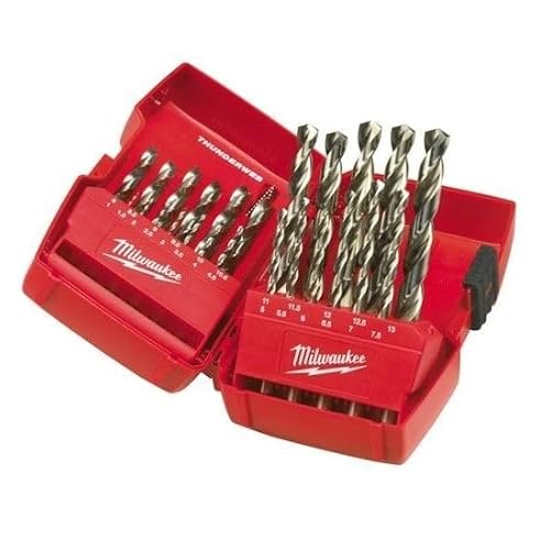 Milwaukee 4932352376 Set of Drill Bits Hss-G Thunderweb-25Pc