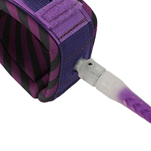 BESPORTBLE Correia de Surf para Surf de Segurança Reta para Acessórios Esportes Aquáticos 1,82 m, Ro