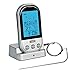 Flamen BBQ Meat / Food Thermometer with Long Range Probe Wireless and Digital - For Smoker, Grill, Oven, Meat