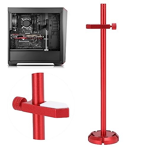 Soporte para Tarjeta Gráfica de Aleación de Aluminio Rojo miniatura 2