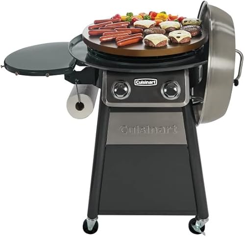 Cuisinart CGG-888 Outdoor Stainless Steel Lid, 360° Griddle Cooking Center