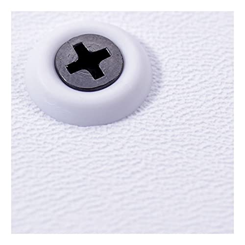 Colored Nylon Finishing Washers - (Blizzard White) - (50 Pack) - (0.530 Inch Diameter) Round Top - for KYDEX Holsters, Auto Trim, Art Projects, Home Improvement