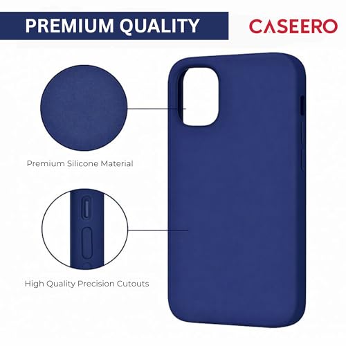 Image of Silicone Back Cover for Realme C55 / Narzo N55 | Premium Soft Matte Liquid Silicone TPU | Complete Phone and Camera Protection Shockproof Slim Back Cas (Blue)